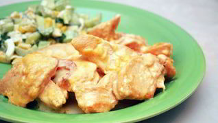 Куриные грудки в сливочном соусе