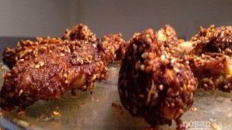 куриные крылышки, запеченные в микроволновке