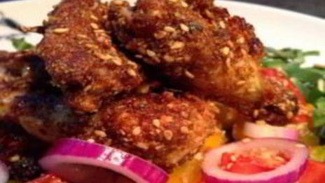 куриные крылышки, запеченные в микроволновке