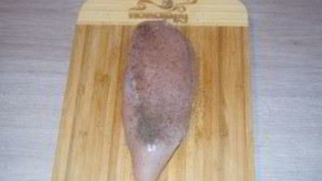 мясо с шампиньонами в духовке