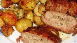 Мясо в беконе по-ирландски