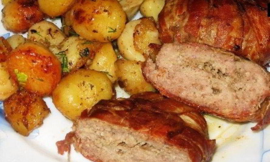 Рецепт мясо в беконе по-ирландски