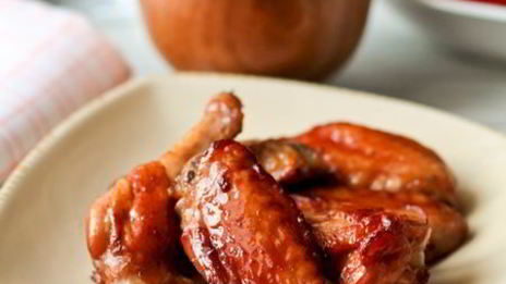 острые куриные крылышки в соевом маринаде