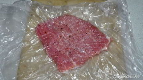 отбивные в соевом соусе и сырной корочке