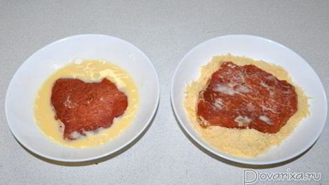 отбивные в соевом соусе и сырной корочке