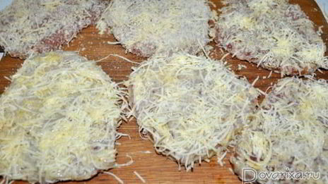 отбивные в соевом соусе и сырной корочке