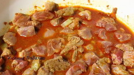 паприкаш из говядины