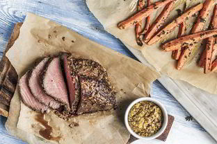 Ростбиф с горчичной корочкой