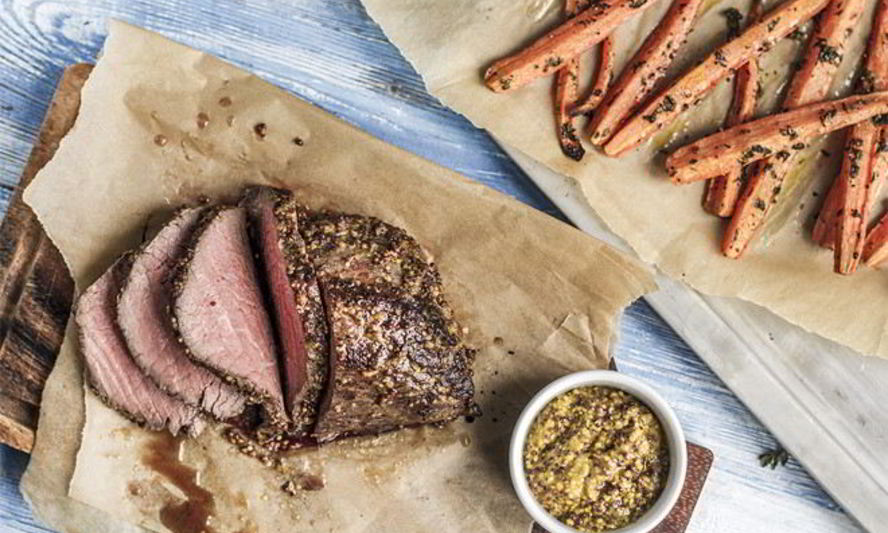 Рецепт ростбиф с горчичной корочкой