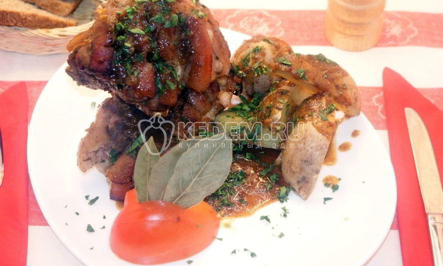 Рецепт свиная рулька в духовке