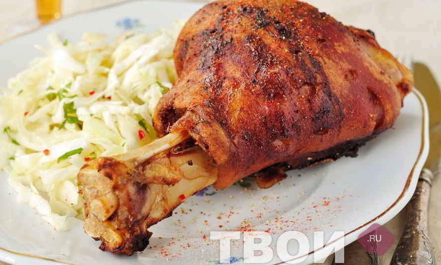 Рецепт свиная рулька