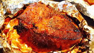 Свинина под апельсиновой глазурью