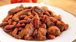 Свинина с фасолью