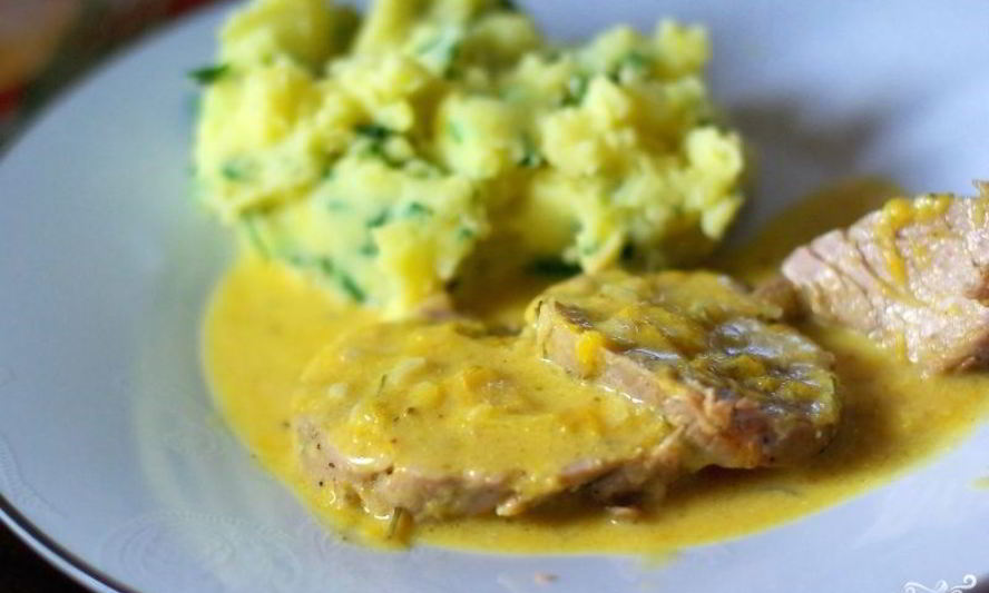 Рецепт свинина в апельсиновом соусе