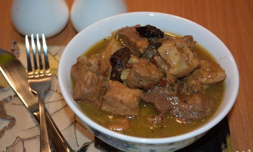 Рецепт свинина в винном соусе