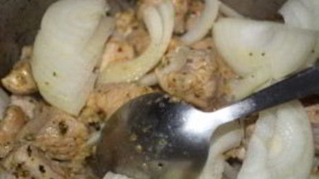 свинина в винном соусе