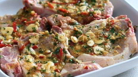 свиные отбивные в пряном маринаде