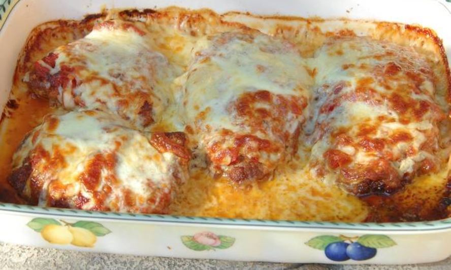 Рецепт телячьи отбивные, запеченные с сыром