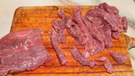 тушеная телятина со сливками