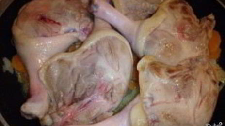 утиные окорочка тушеные