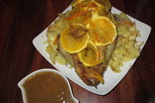 Утка под апельсиновым соусом