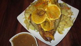 Утка под апельсиновым соусом