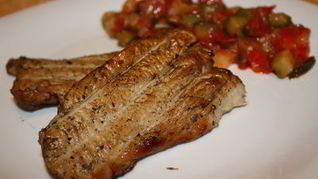 Эскалопы из индейки на гриле