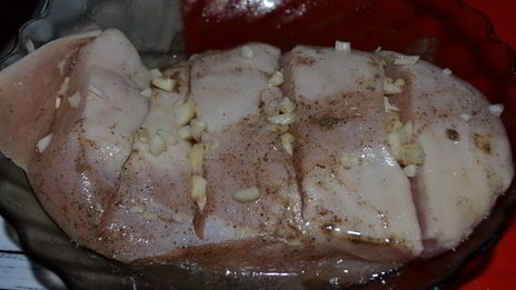 запеченная куриная грудка