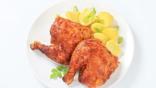 Запеченная курица 40 зубчиков чеснока