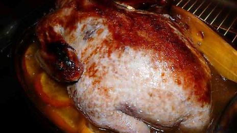 жареная утка в пиве