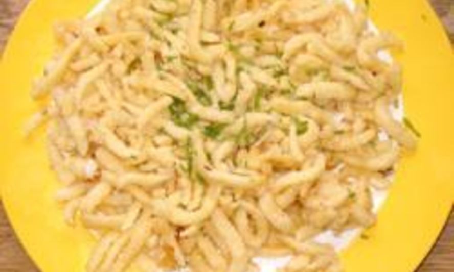 Рецепт немецкая домашняя лапша с сыром