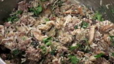 баклажаны, фаршированные фаршем и грибами