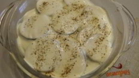 баклажаны с фаршем и картошкой