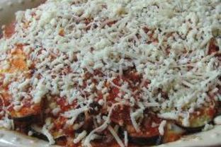 Баклажаны с сыром в томатном соусе