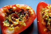 Болгарский перец фаршированный булгуром