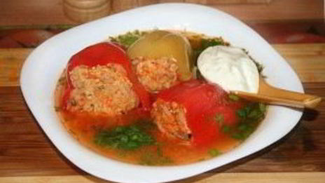 фаршированный перец диетический