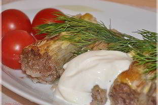 Фаршированный порей