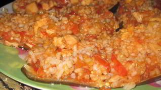 Фаршированные баклажаны