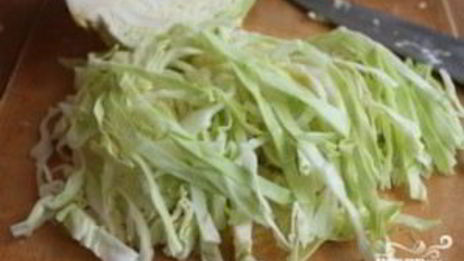 фасоль с капустой