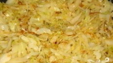 фасоль с капустой