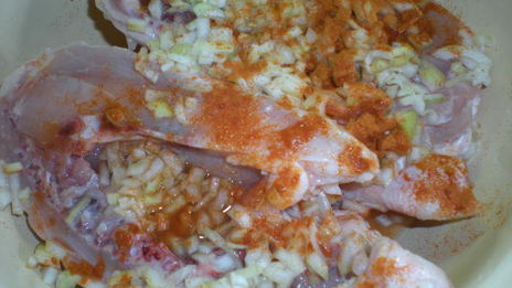 фасолица с жареным луком