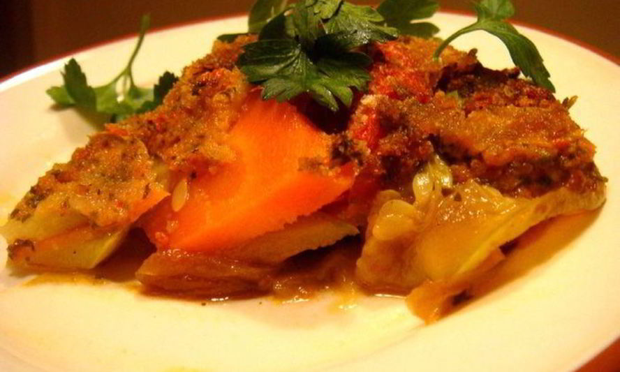 Рецепт гратен из овощей