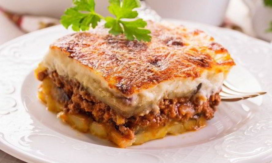Рецепт греческая мусака с баклажанами и говяжьим фаршем