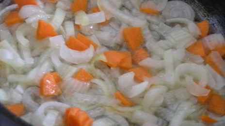 гречотто с молодой стручковой фасолью