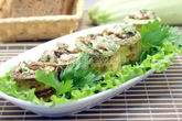 Кабачки фаршированные грибами