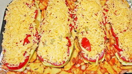 кабачки запеченные в фольге в духовке