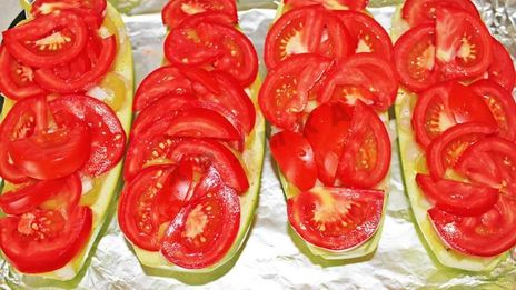 кабачки запеченные в фольге в духовке