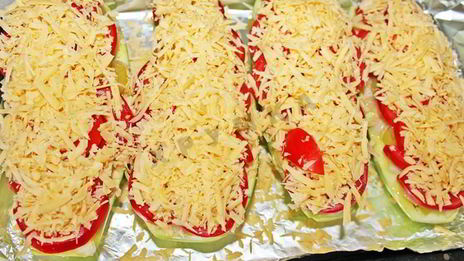 кабачки запеченные в фольге в духовке