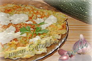 Кабачковая соломка в кляре