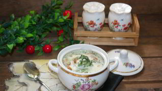 Капуста брокколи под сливочным соусом